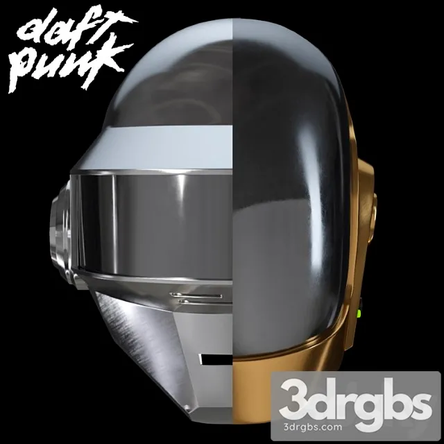 Daft punk helmets 3D Model Download