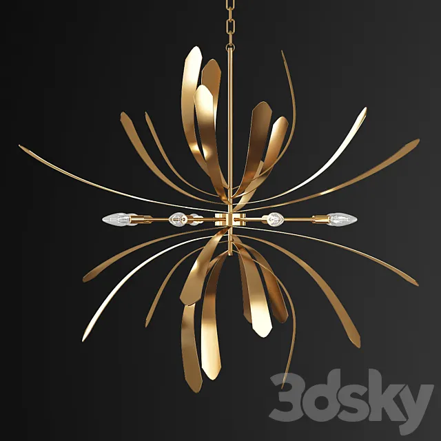 Dahlia 10 – Light Sputnik Sphere Chandelier 3D Model Dahlia 10 – Light Sputnik Sphere Chandelier 3D Model