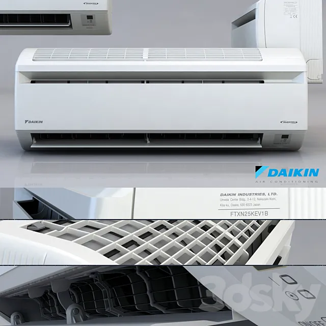 Daikin FTXN25KEV1B 3DModel