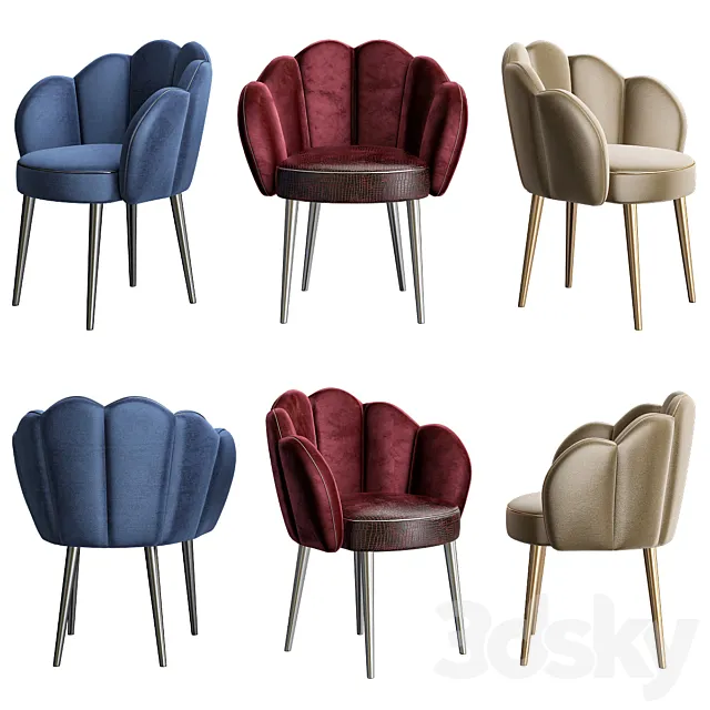 Daisy Chair by MUNNA 3D Model Daisy Chair by MUNNA 3D Model