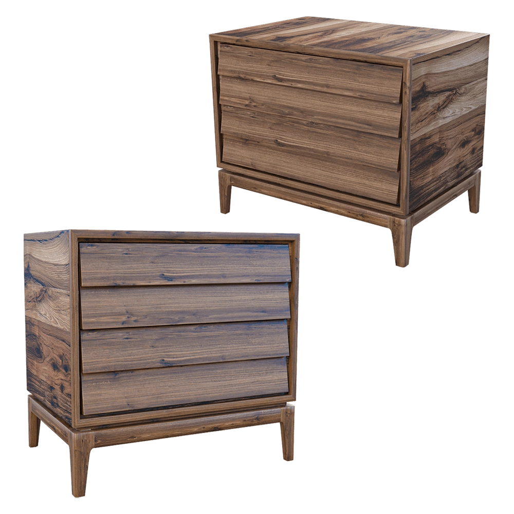 Dale Italia – Bedside table Liliale M-141 3D Model Dale Italia – Bedside table Liliale M-141 3D Model