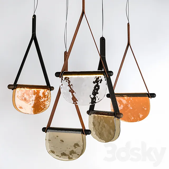 Dali Pendant Lights from Tonin Casa 3D Model Dali Pendant Lights from Tonin Casa 3D Model