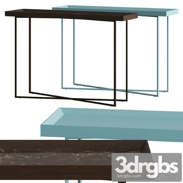 Dall agnese slash console table 2 3D Model Download Dall agnese slash console table 2 3D Model Download