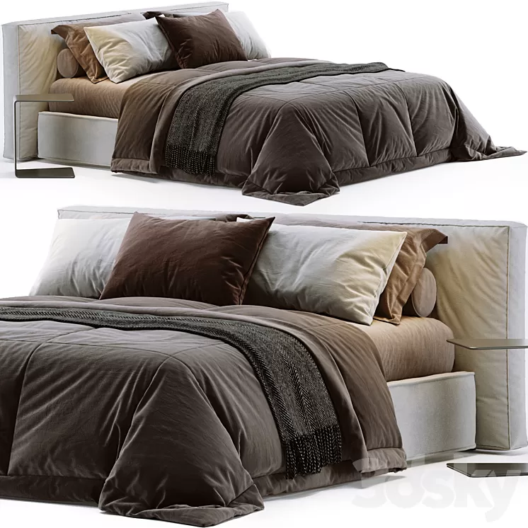 Dall’Agnese Comfort Bed 3D Model