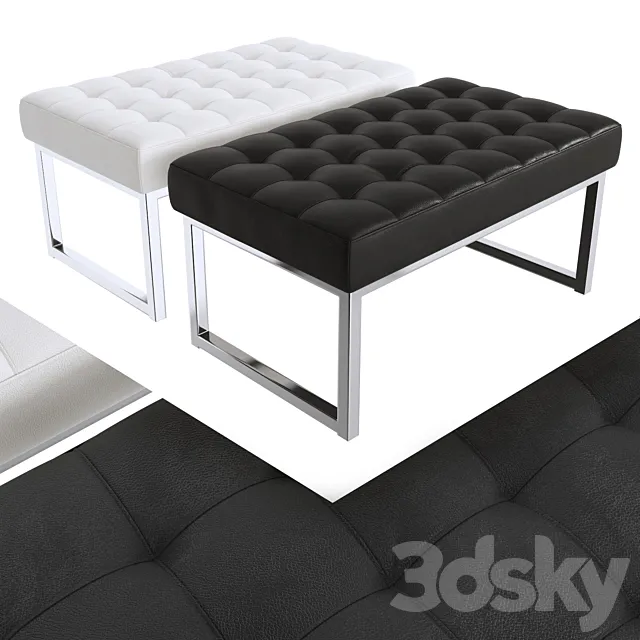 Dall’Agnese Pouf Style 3D Model Dall’Agnese Pouf Style 3D Model