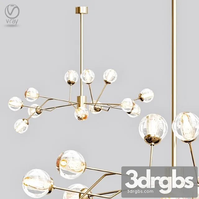 Dallas chandelier_2 3D Model Download - 3DSKY Decor Helper