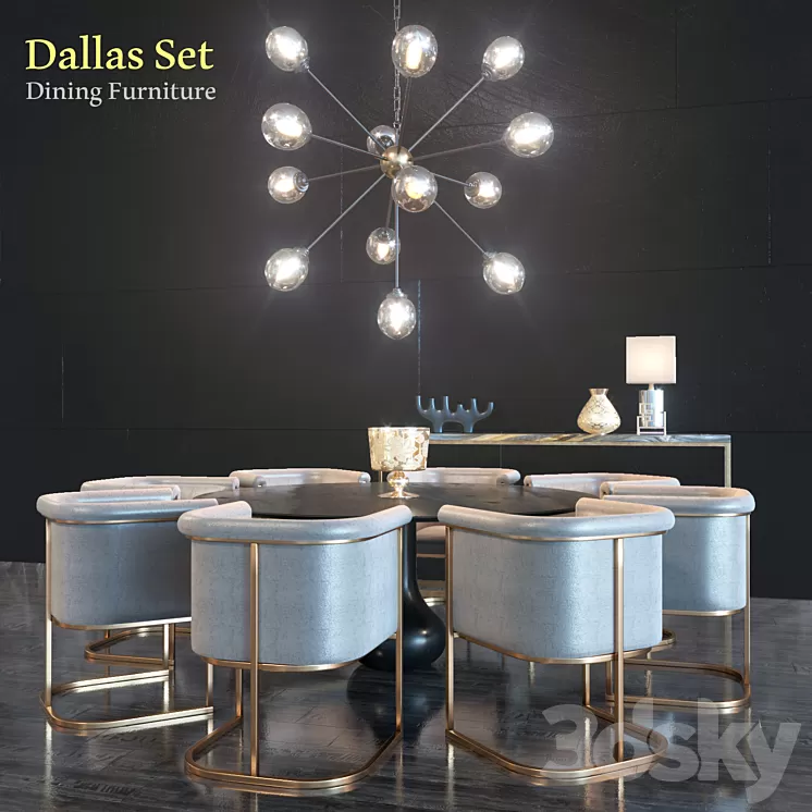 Dallas Set 3D Model