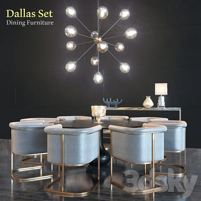 Dallas Set 3DModel