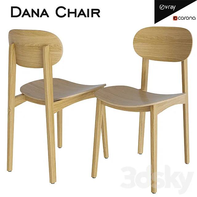 Dana Chair 3D Model Dana Chair 3D Model