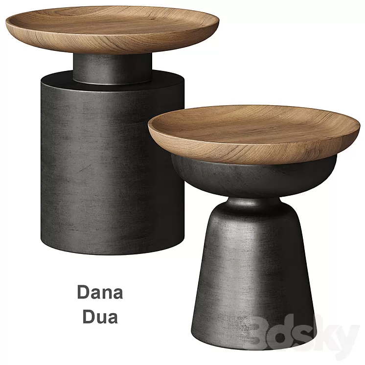 DANA DUA coffee table from WOOOD 3D Model DANA DUA coffee table from WOOOD 3D Model