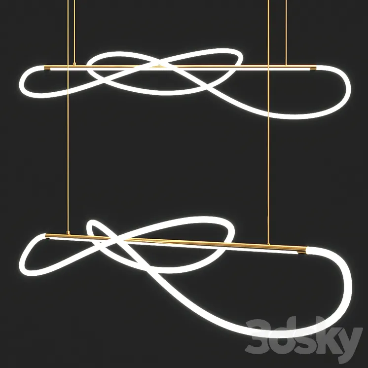 DANAE Chandelier 3D Model Free Download