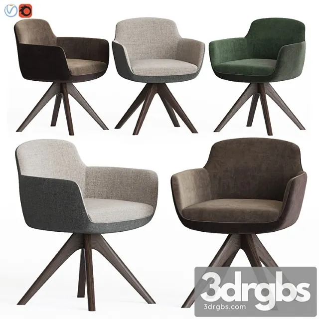 Danae dining chair papadatos 2 3D Model Download Danae dining chair papadatos 2 3D Model Download