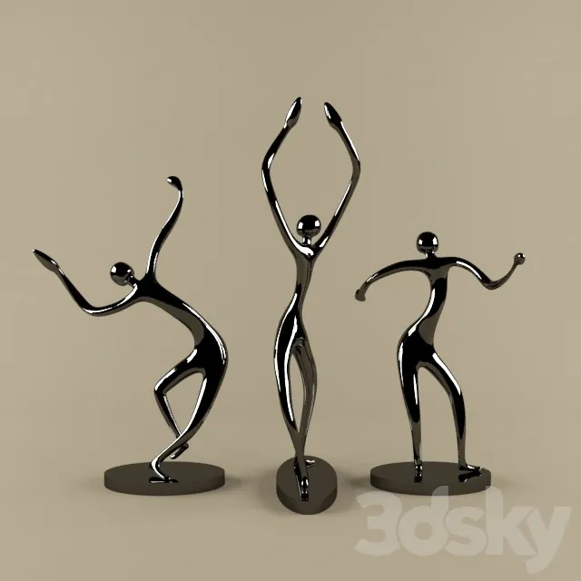 dancing decor 3D Model dancing decor 3D Model
