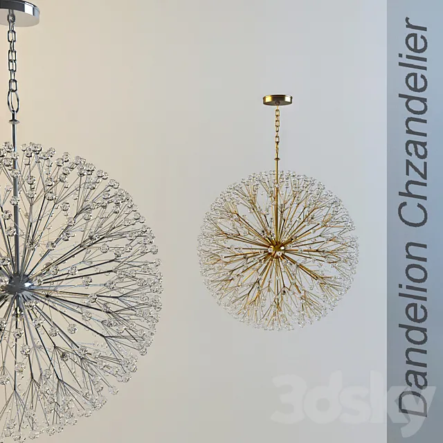 Dandelion Chzandelier 3D Model Dandelion Chzandelier 3D Model