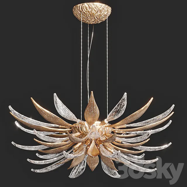 Dandelion Hope Medium Pendant Lamp 3D Model