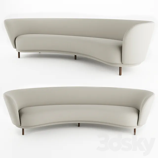 Dandy 4 Seater Sofa – Massproductions 3D Model Dandy 4 Seater Sofa – Massproductions 3D Model