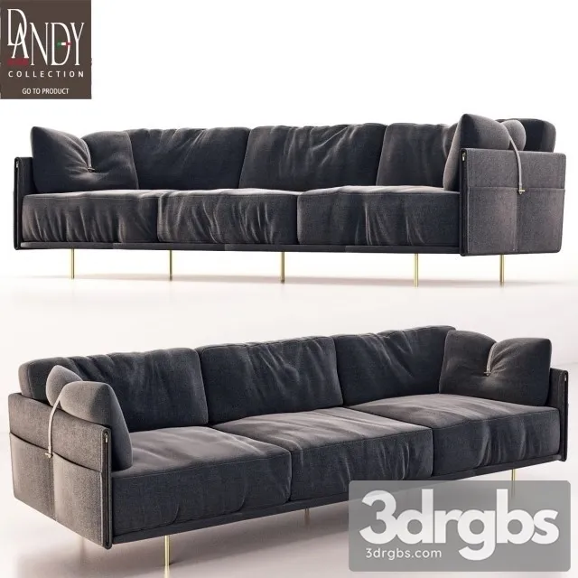 Dandy Jack Sofa 01 3D Model Download Dandy Jack Sofa 01 3D Model Download