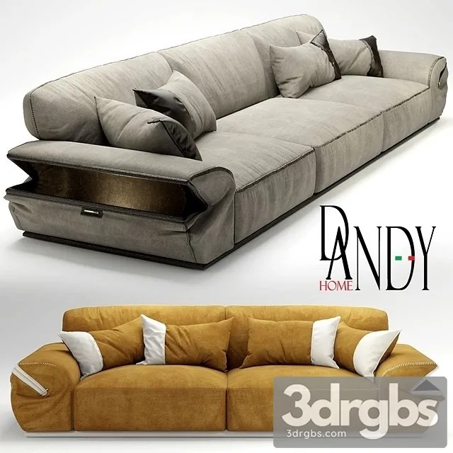 Dandy Mod Limousine Sofa 3D Model Download Dandy Mod Limousine Sofa 3D Model Download