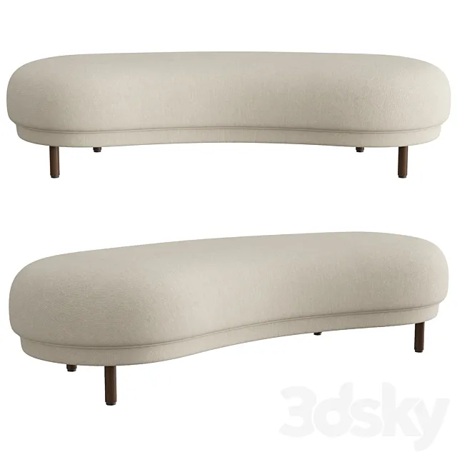 Dandy ottoman 3DModel Dandy ottoman 3DModel