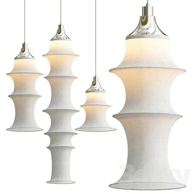 Danese Milano FALKLAND Lamps 3DModel Danese Milano FALKLAND Lamps 3DModel