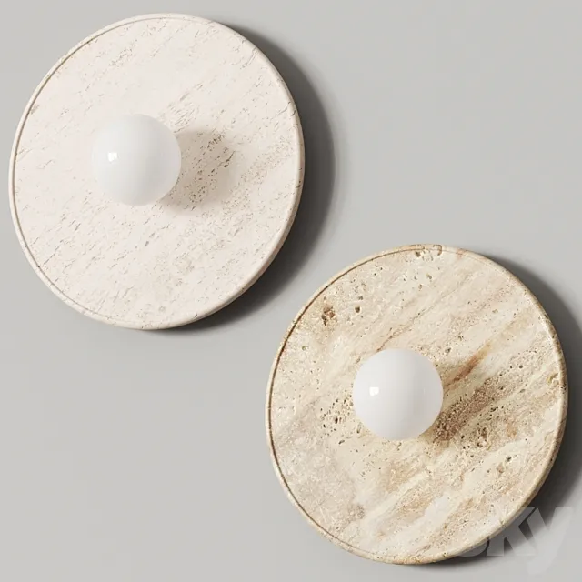 Daniel Boddam Celeste Wall Sconce 3D Model Daniel Boddam Celeste Wall Sconce 3D Model