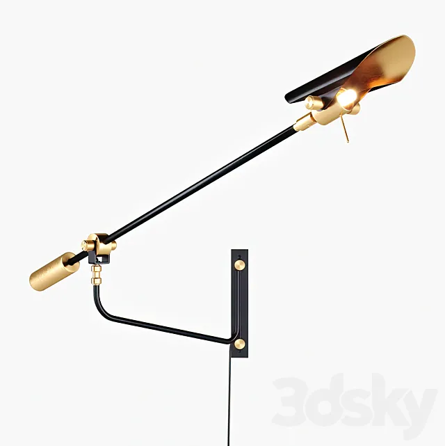 Daniel Gallo – Applique potence balancier Bird 3D Model