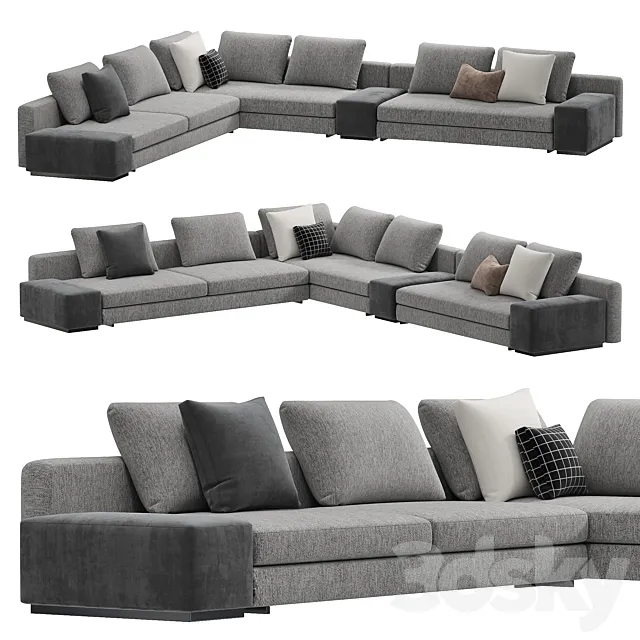 Daniels Sofa by minotti 3DModel Daniels Sofa by minotti 3DModel