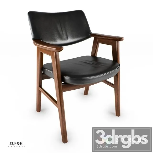Danish Desk Chair 3D Model Download Danish Desk Chair 3D Model Download