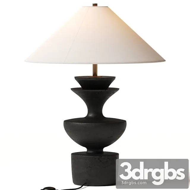 Danny Kaplan Ceramic Sophia Table Lamp 3D Model Download