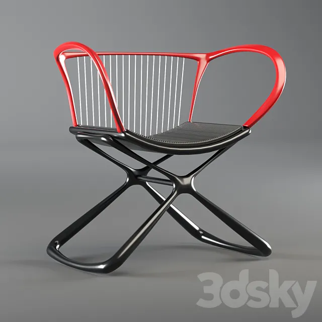 dante modern replica chair 3D Model