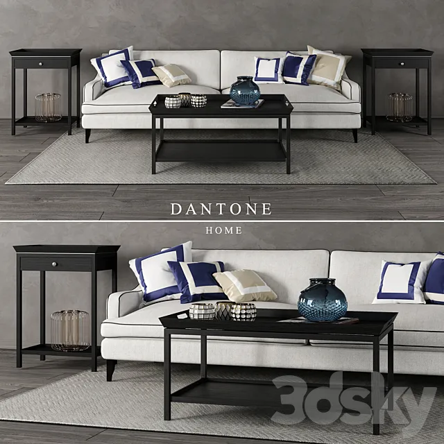 Danton Home set 3D Model Danton Home set 3D Model