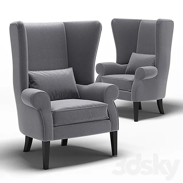 Dantone | Armchair “Bordeaux” 3DModel