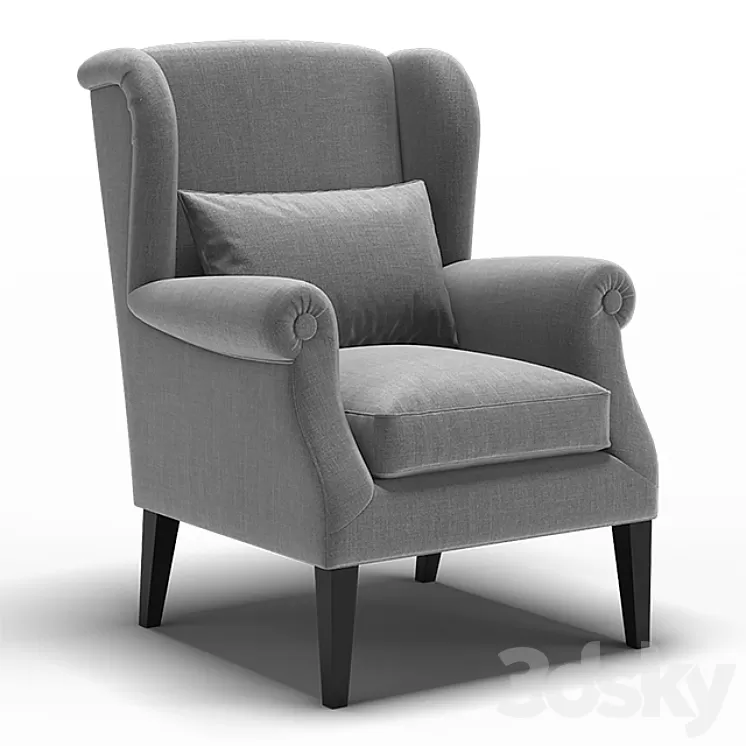 “Dantone | Armchair “”Hyde””” 3D Model