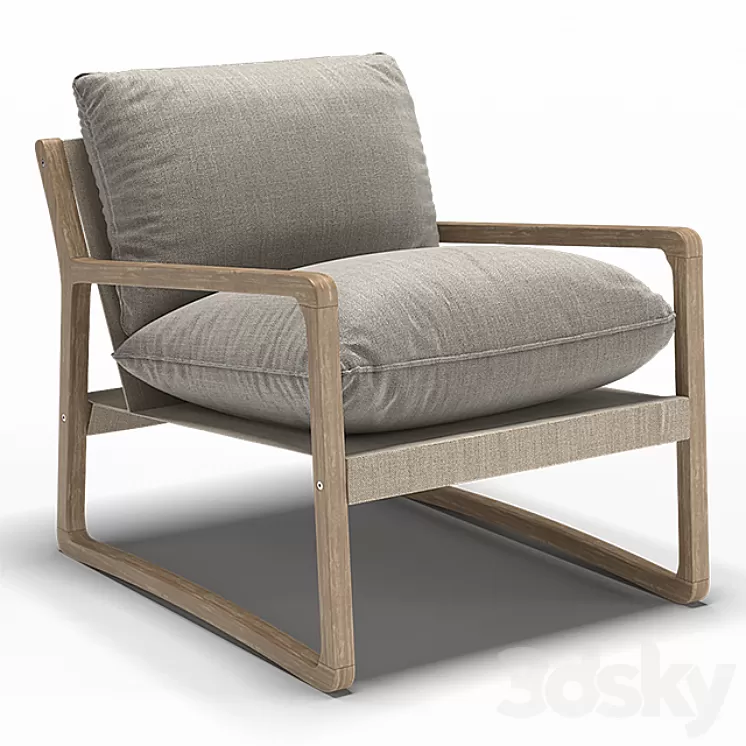 “Dantone | Armchair “”Lounge””” 3D Model