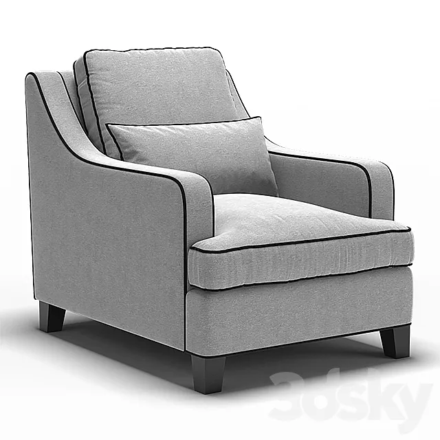 Dantone | Armchair “Lymington” 3D Model