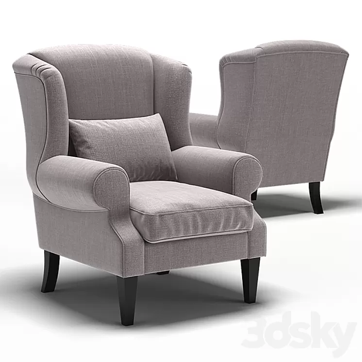 “Dantone | Armchair “”Rouen””” 3D Model