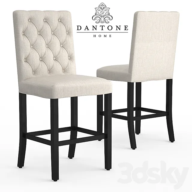 Dantone | Bar stool “Bordeaux-2” 3D Model
