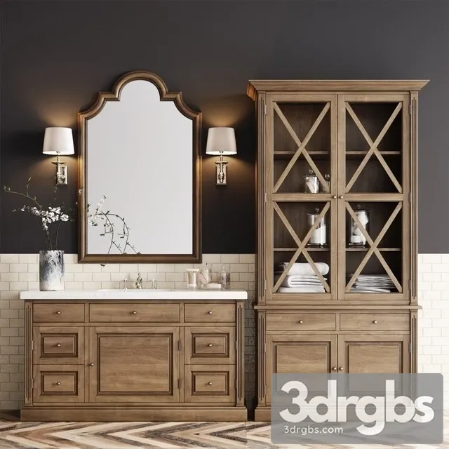 Dantone Bathroom Set 3D Model Download