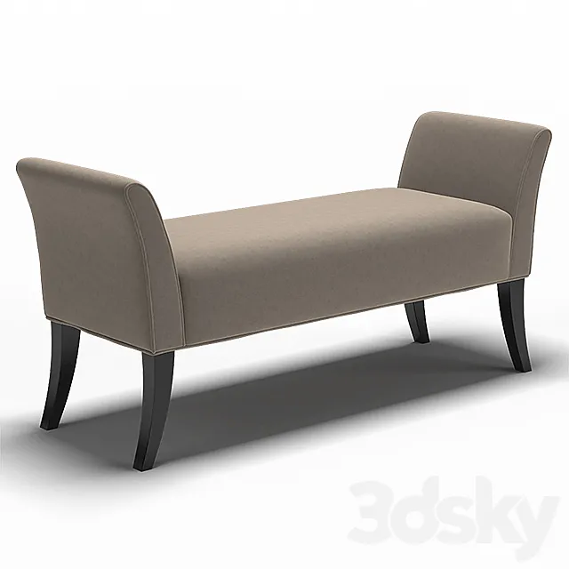 Dantone | Bench “Swansea” 3D Model Dantone | Bench “Swansea” 3D Model