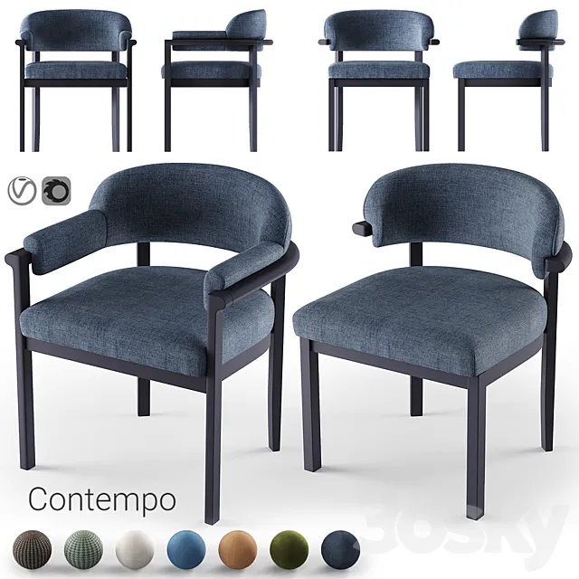 Dantone contempo chair 3D Model