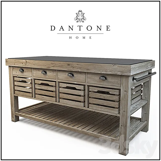 “DANTONE” firms kitchen island 3DModel