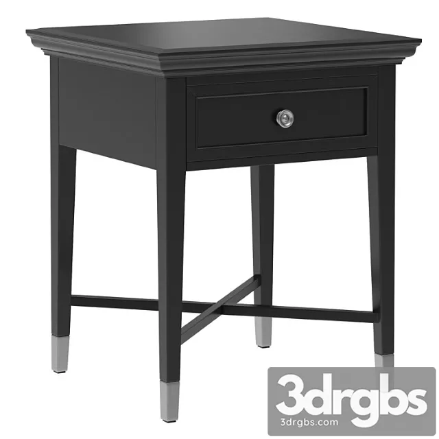 Dantone Hjome Stafford Side Table With Drawer Large 3D Model Download