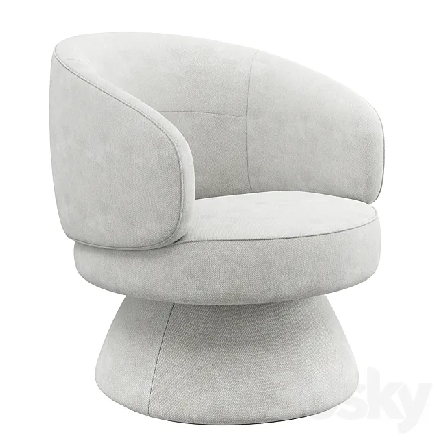 Dantone Home Air swivel chair 3D Model Dantone Home Air swivel chair 3D Model