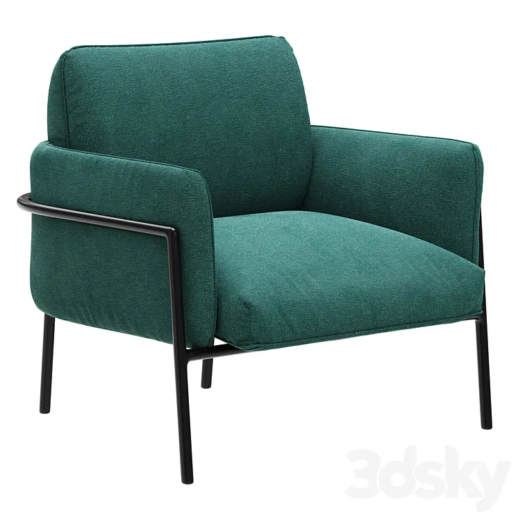 Dantone Home Armchair Danny 3D Model Free Download