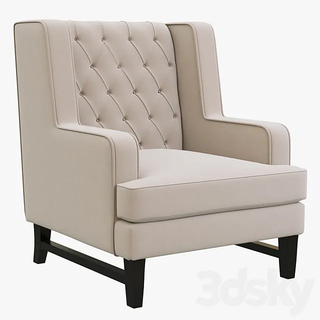 Dantone Home Baltimore armchair 3D Model
