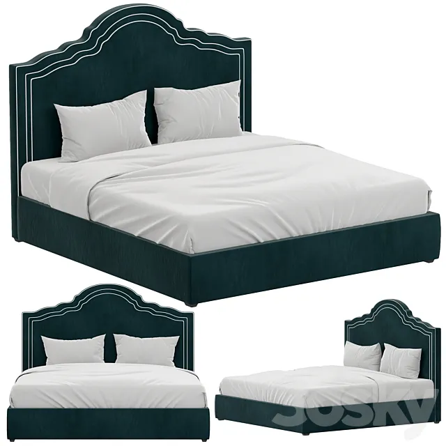 Dantone Home Bed Moon 3D Model Dantone Home Bed Moon 3D Model