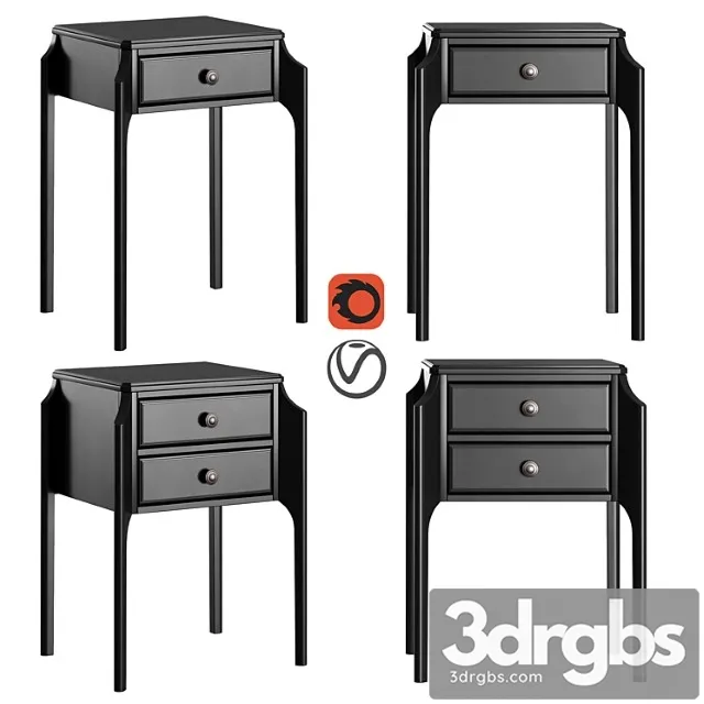 Dantone home bedside table le visage 2 3D Model Download