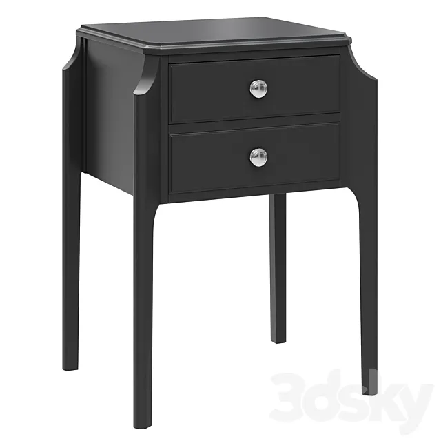 Dantone Home Bedside table Le Vizage with 2 drawers 3DModel Dantone Home Bedside table Le Vizage with 2 drawers 3DModel