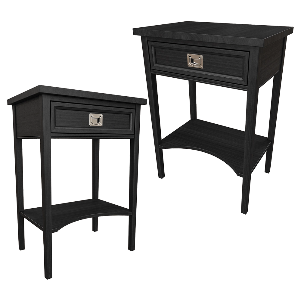 Dantone Home – Bedside table Oxford high 1 drawer 3D Model