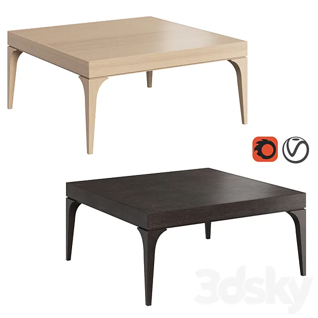 Dantone Home Bridge coffee table 3D Model
